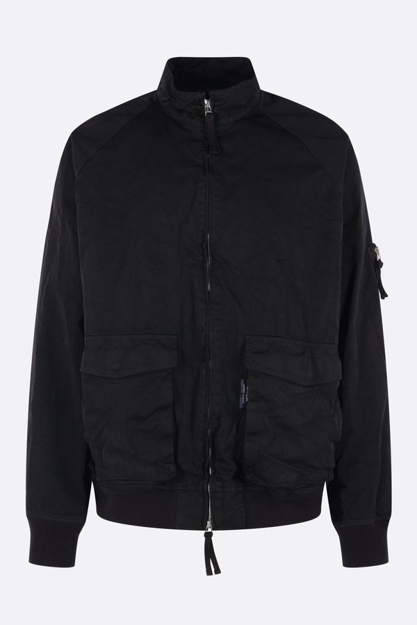 bomber in gabardine