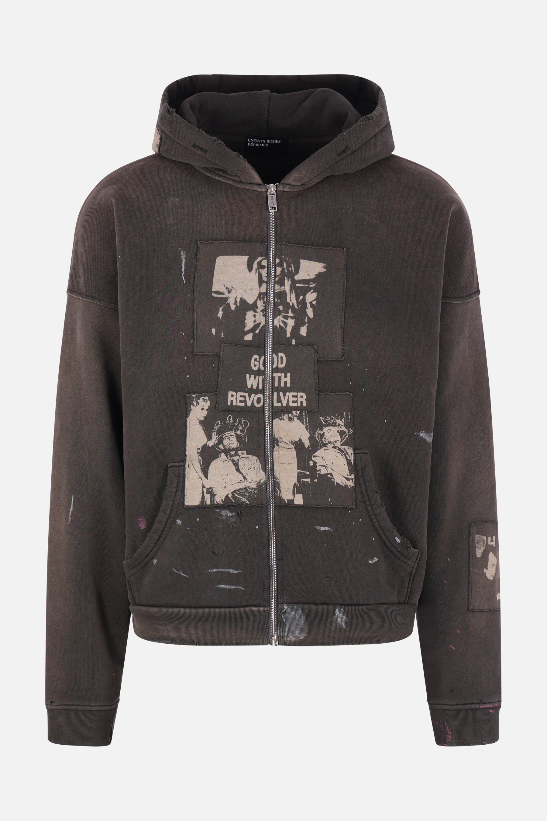 God With Revolver full-zip hoodie in jersey