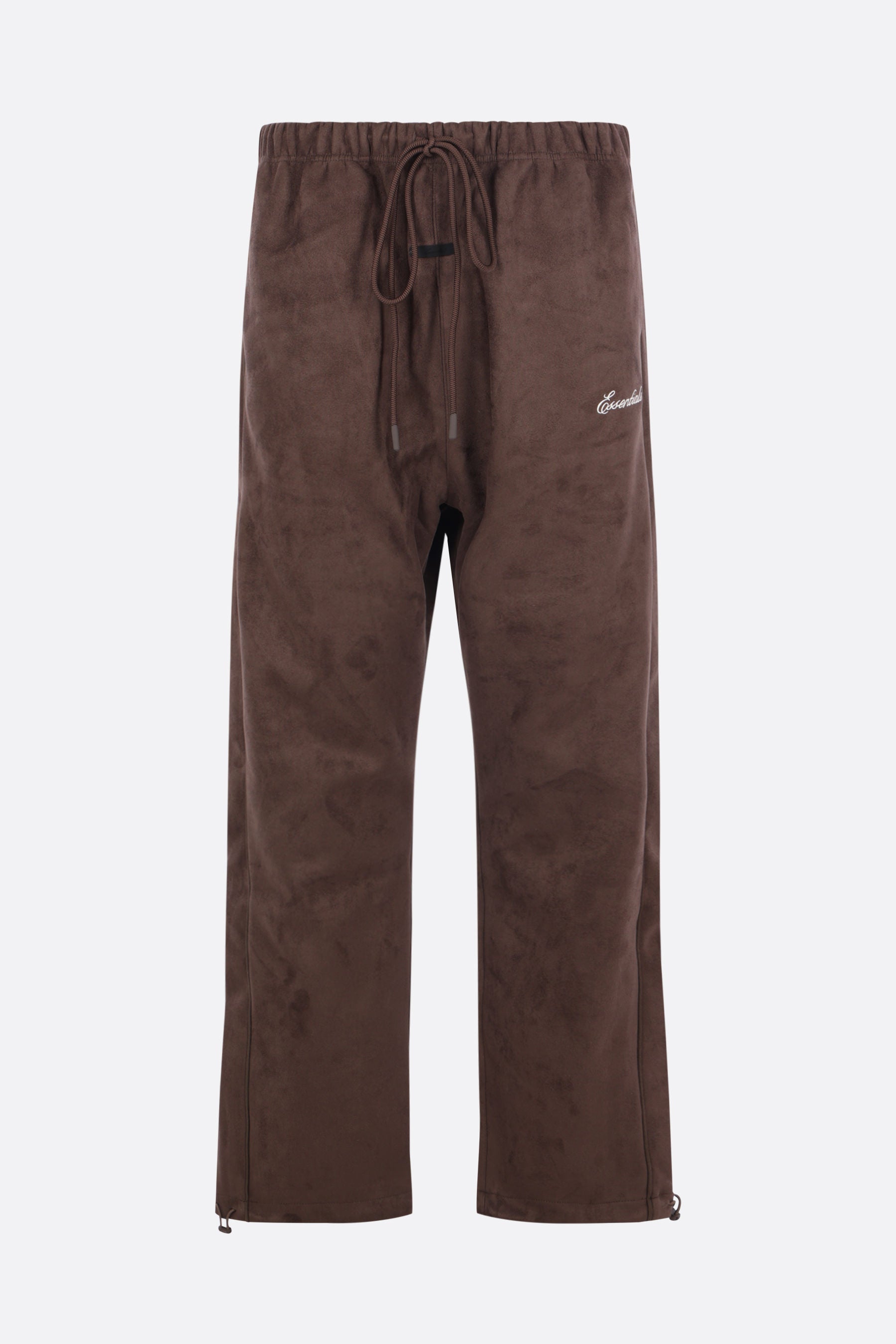 Signature Relaxed track trousers in suede fleece