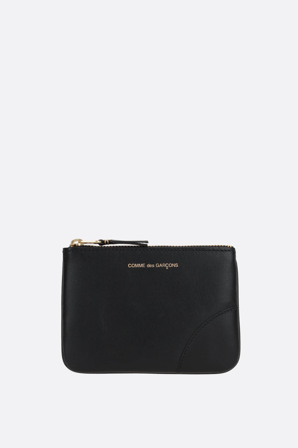 small pouch in smooth leather