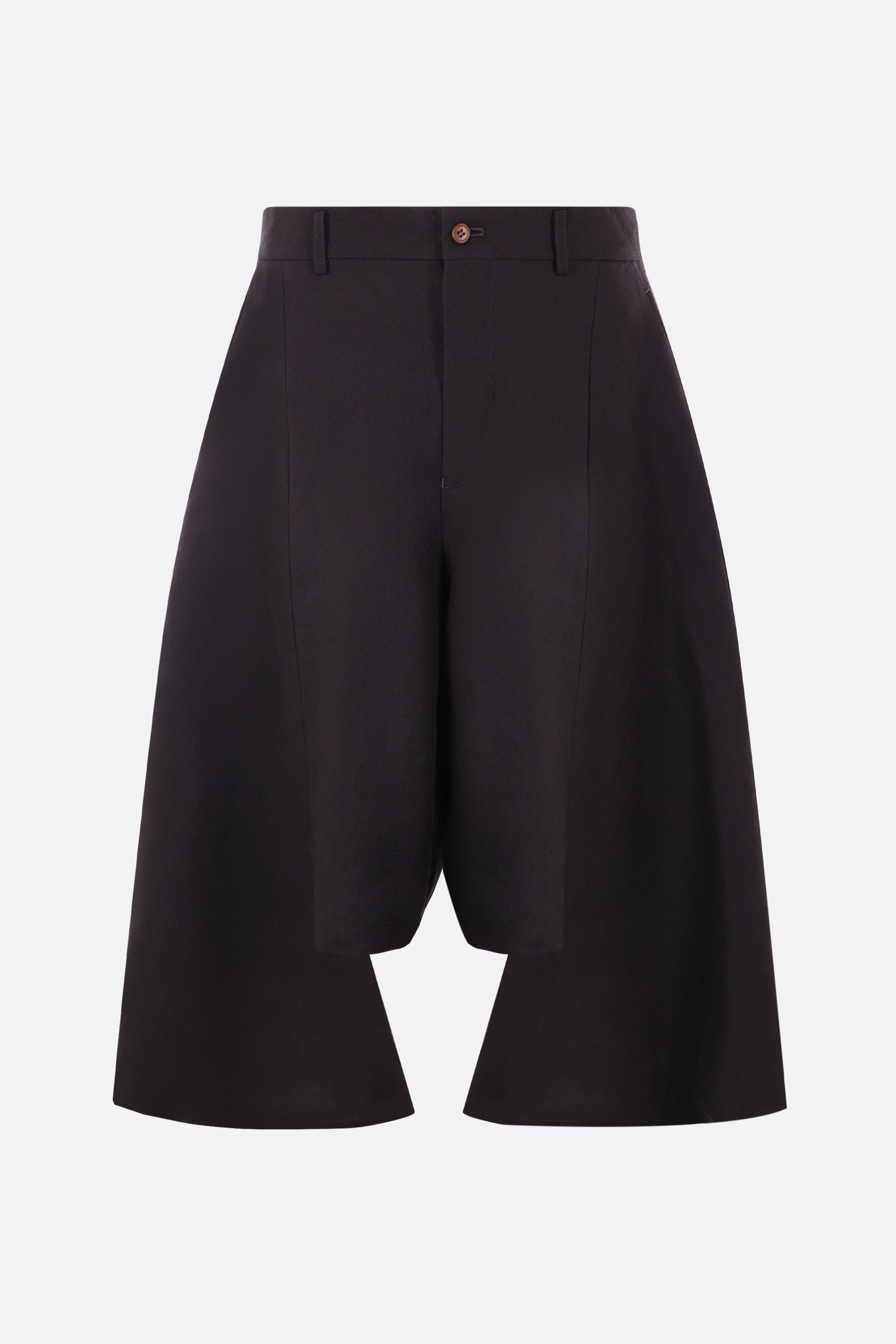 technical twill oversized cropped pants