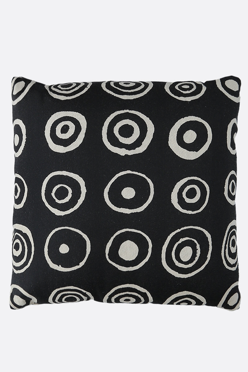 signature circles jacquard pillow