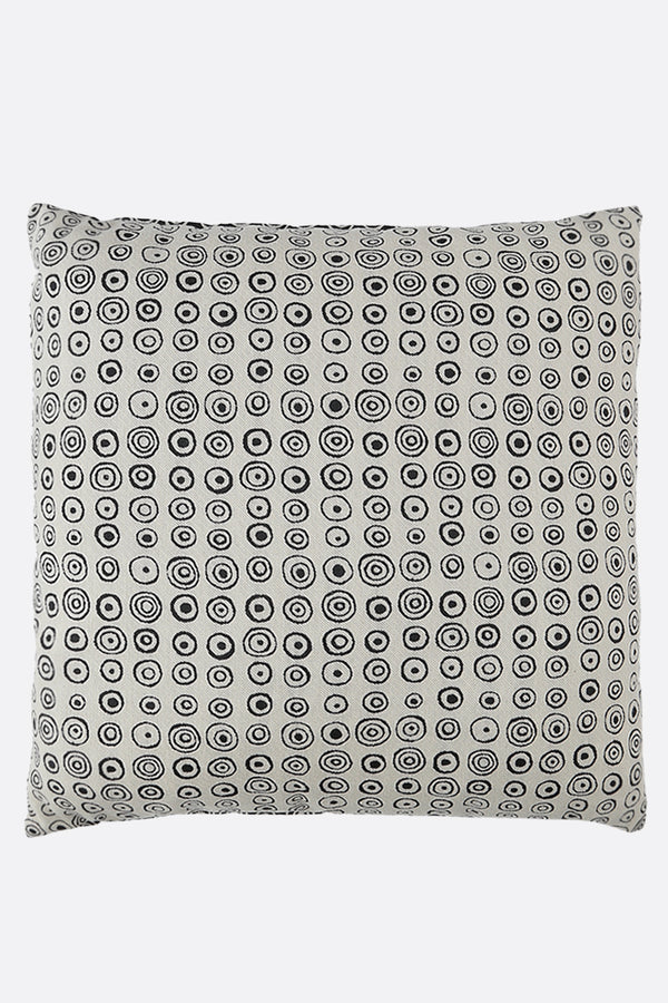 signature circles jacquard pillow