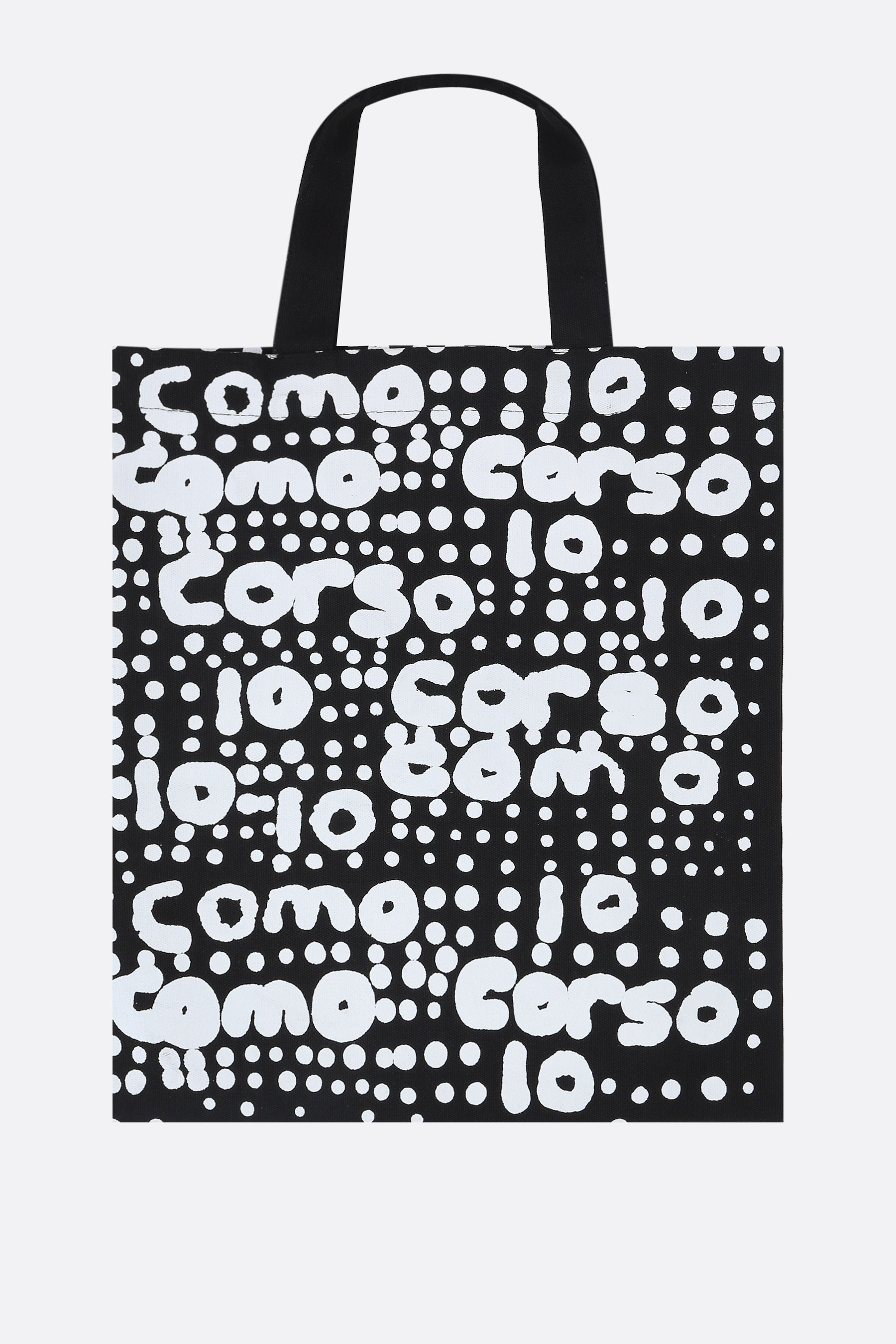Onyx canvas shopping bag