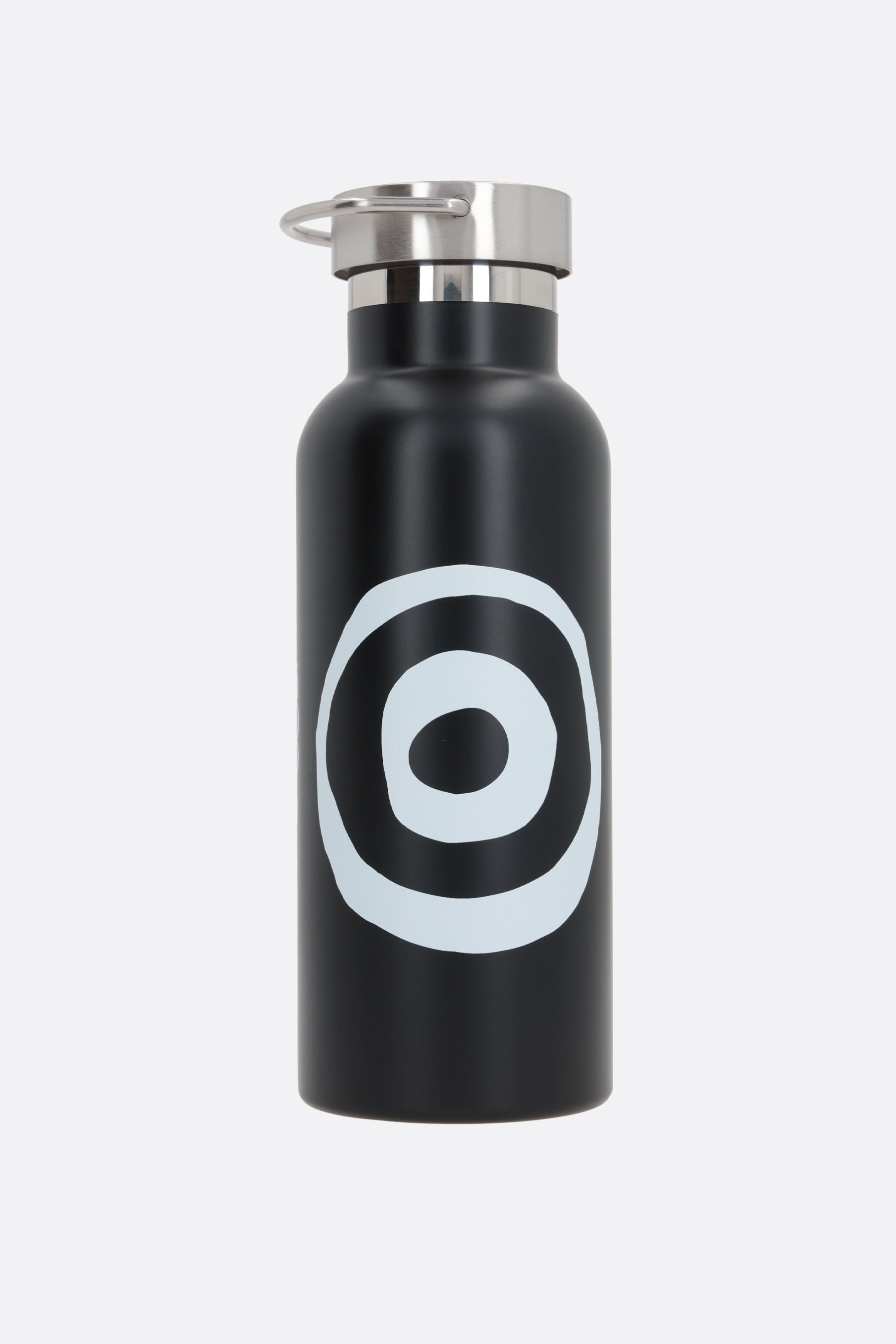 logo print stainless steel water bottle