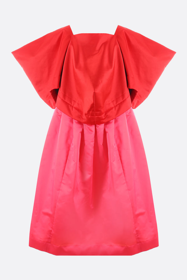 oversized satin dress