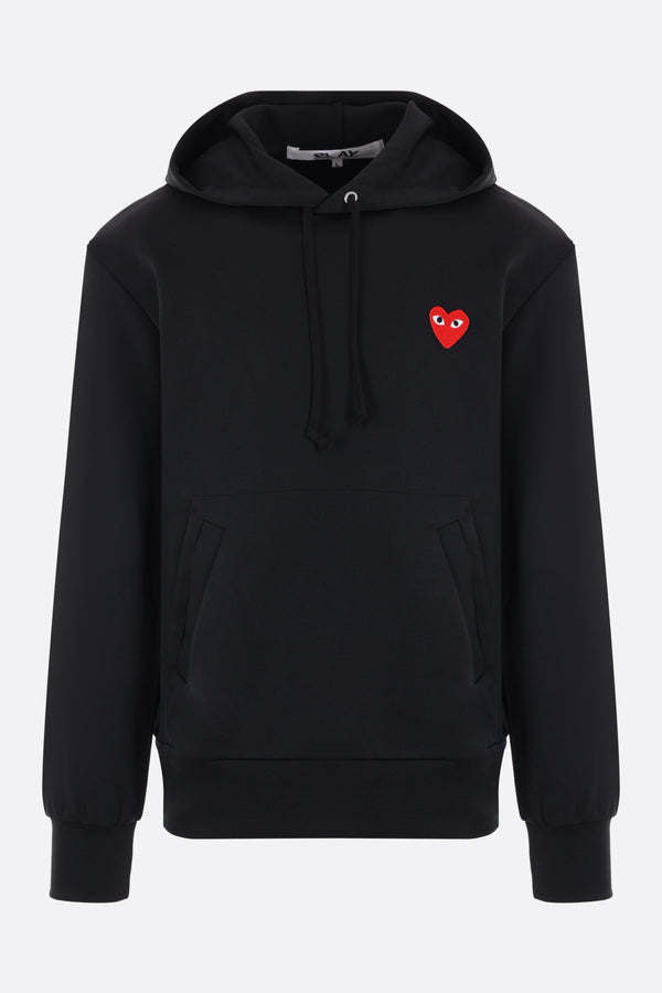 technical jersey hoodie with Heart logo patch – 10corsocomo