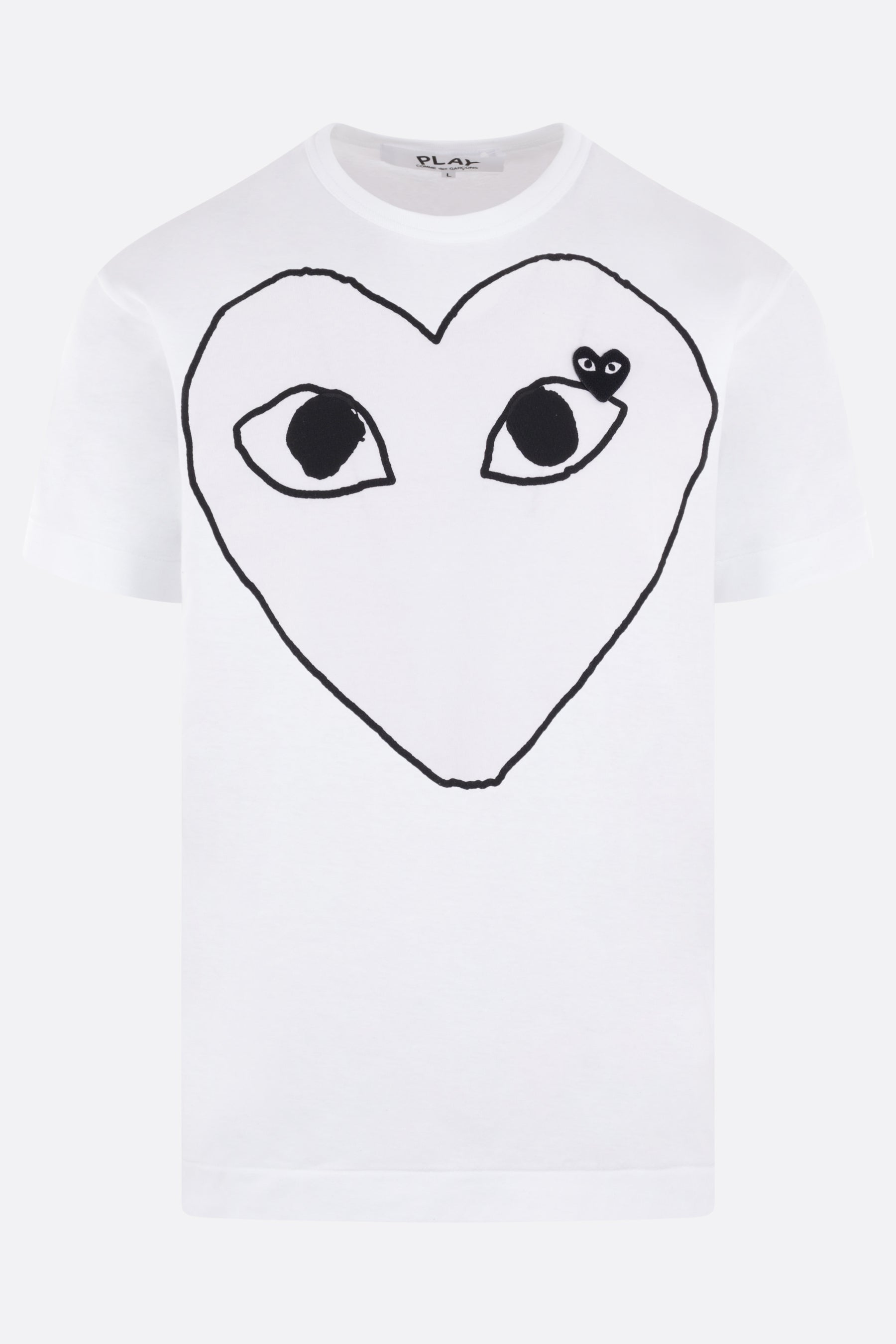 t-shirt in cotone stampa / patch logo Heart