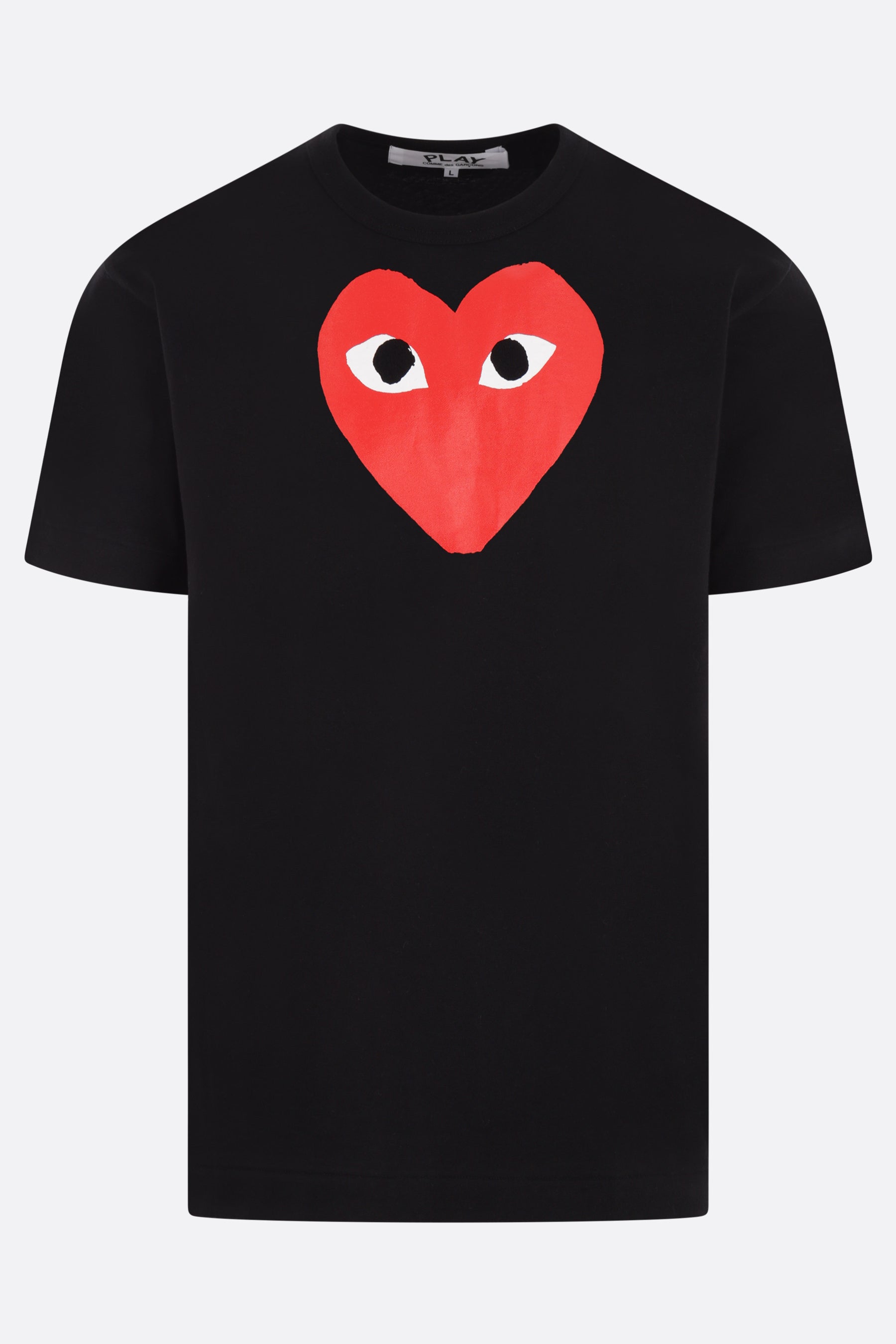 Heart logo printed cotton t-shirt