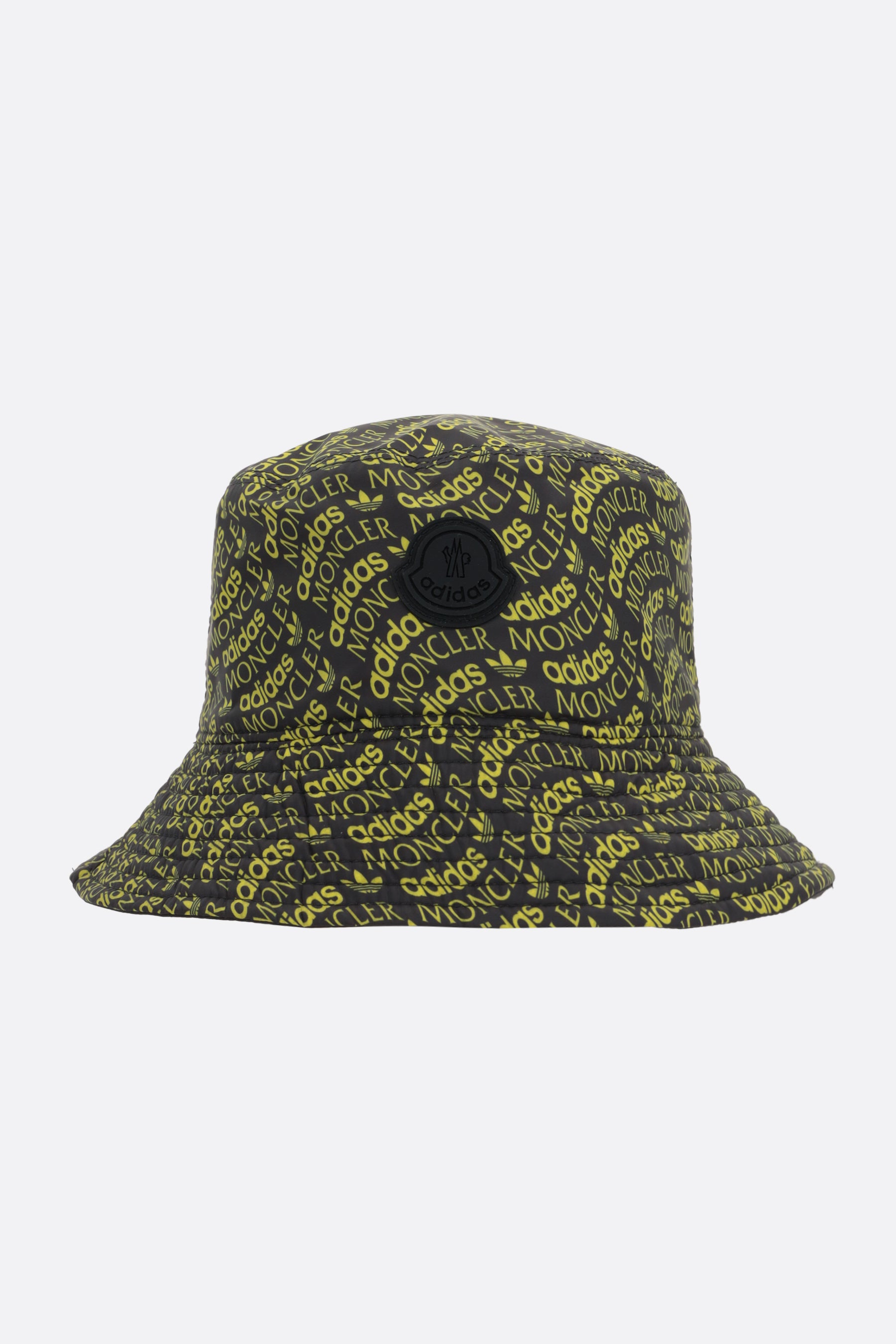 logo print nylon reversible bucket hat