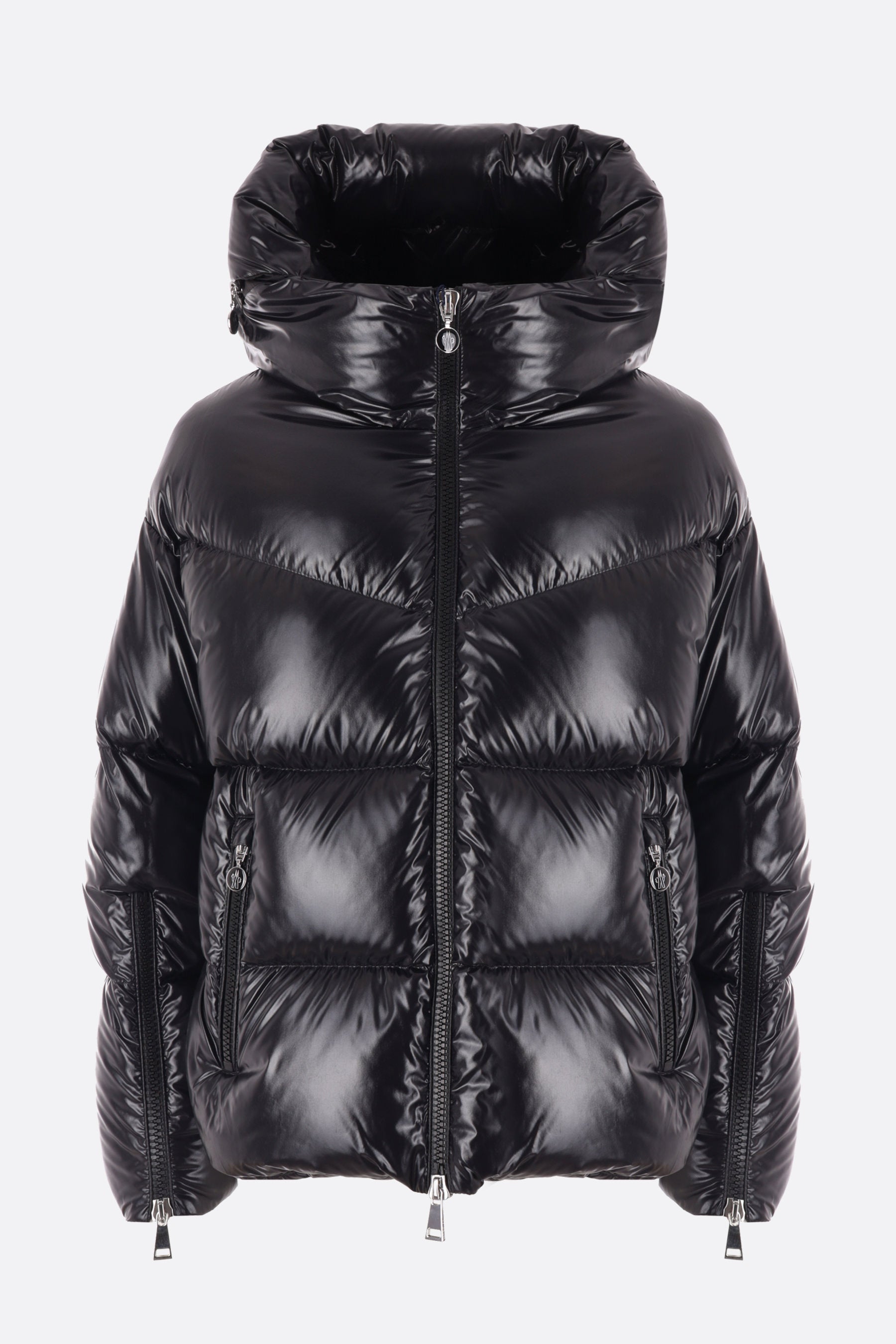 Huppe laqué nylon down jacket