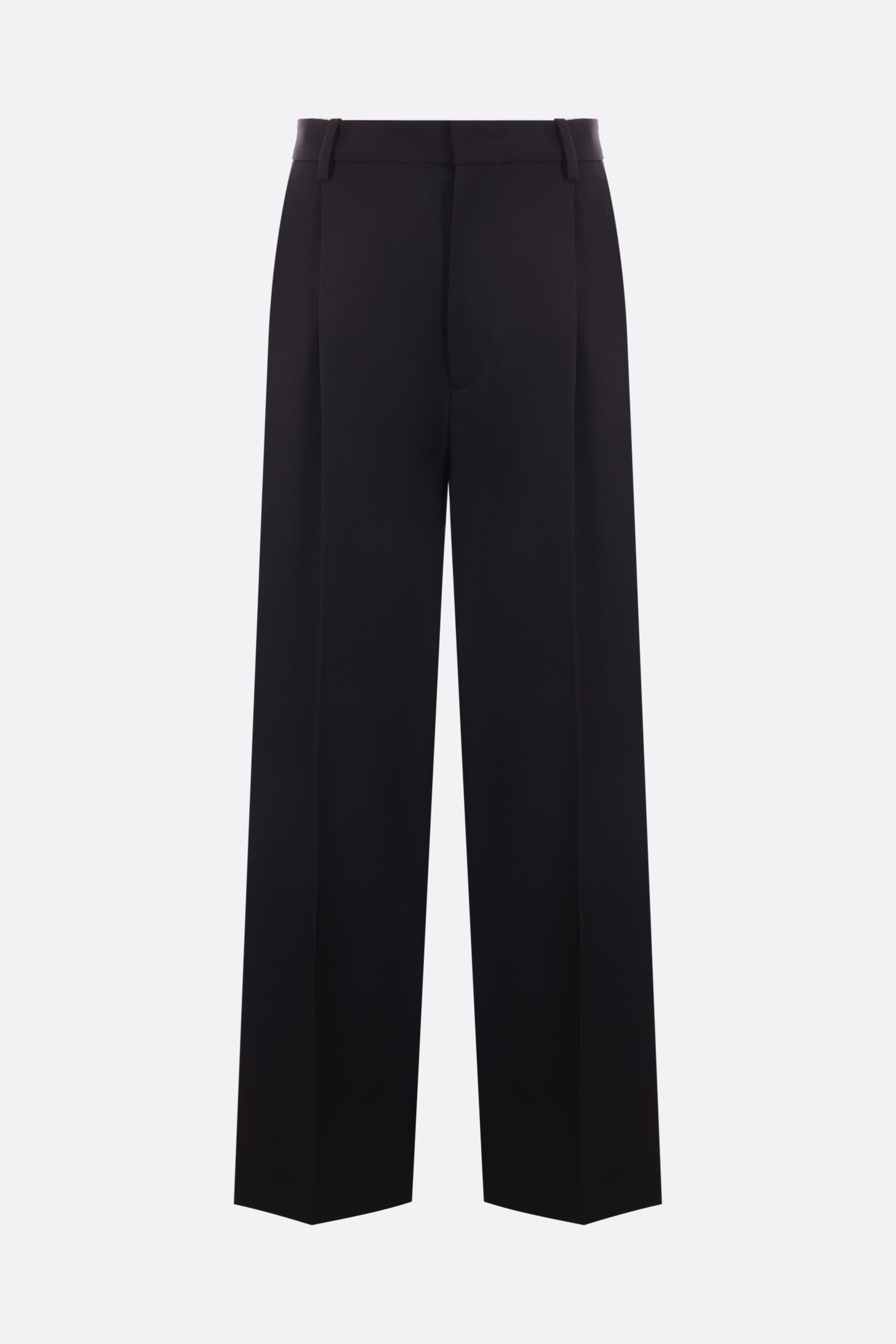 drill wide-leg oversized pants