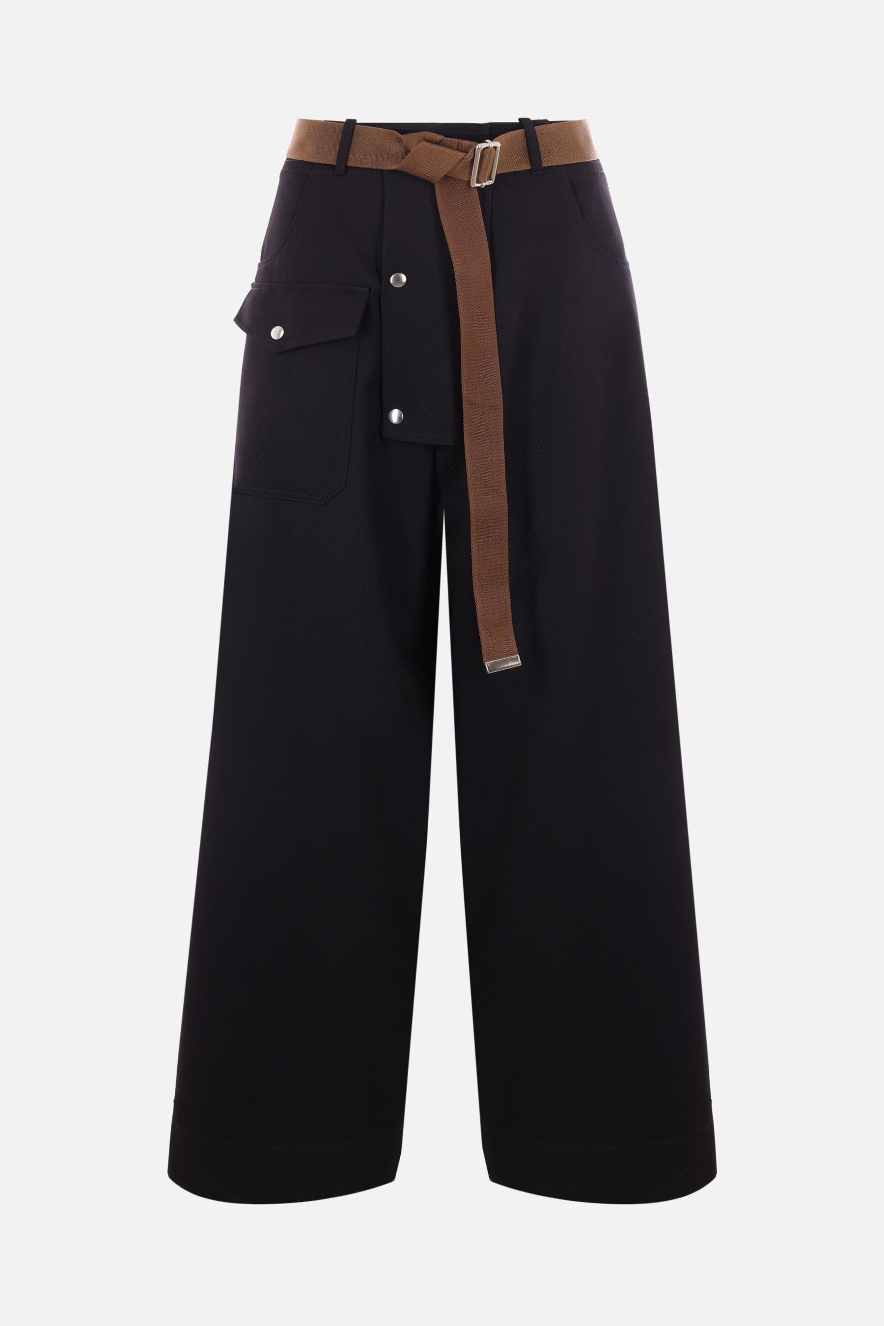 taffetà oversized cargo pants