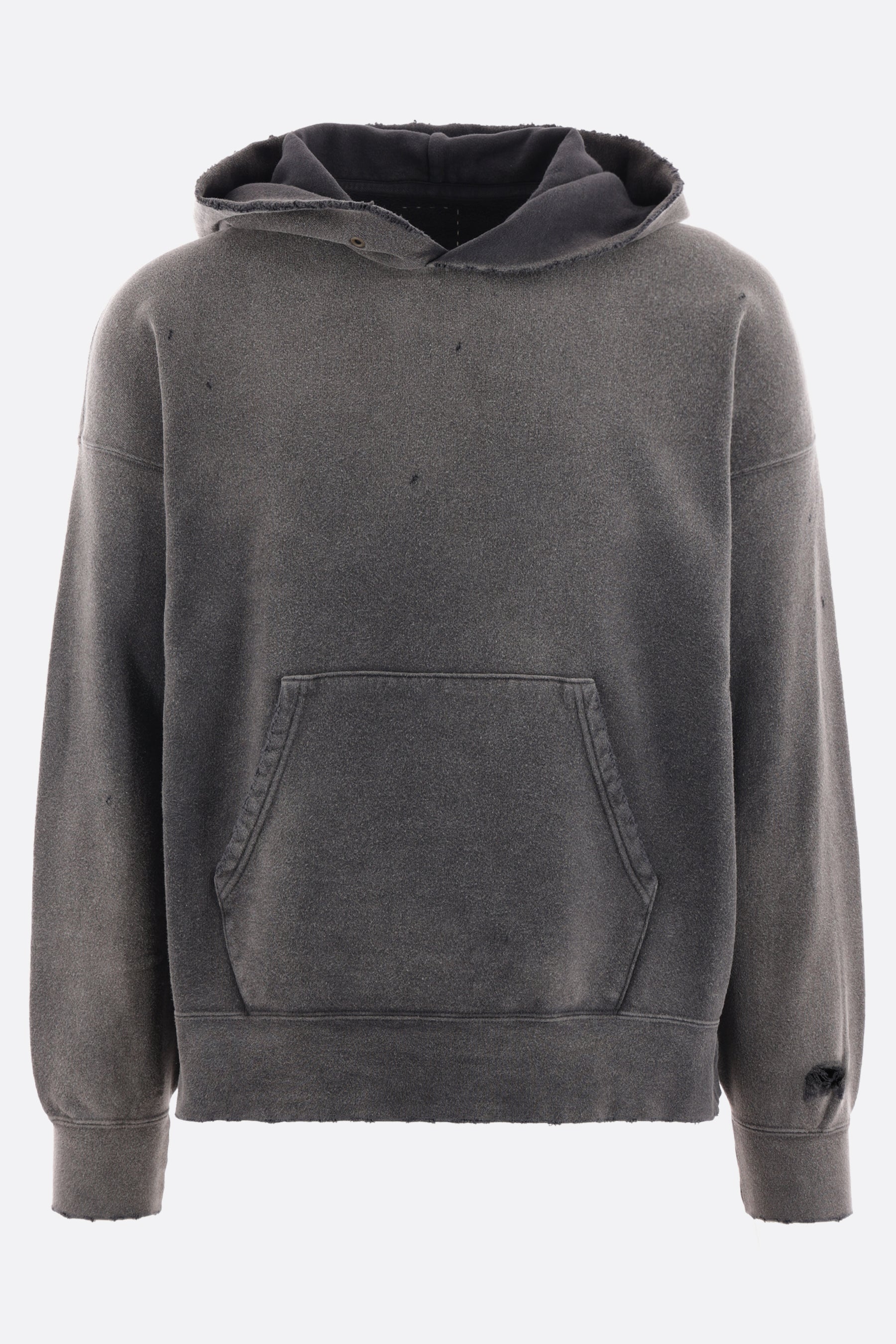 Jumbo distressed cotton hoodie – 10corsocomo