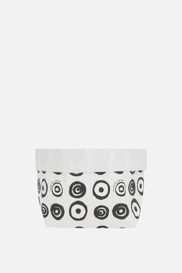 signature circles print paper medium basket