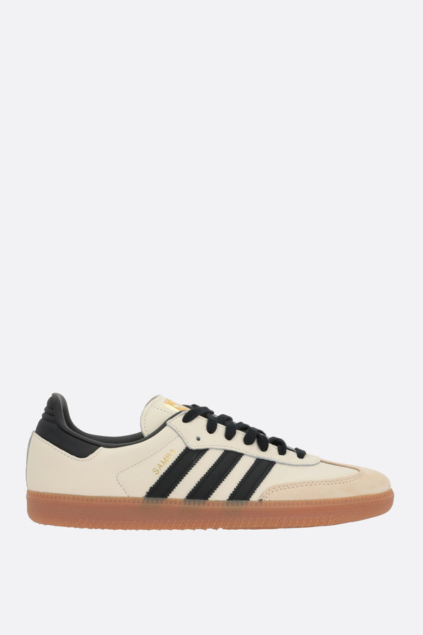 Samba OG W smooth leather and nabuk sneakers