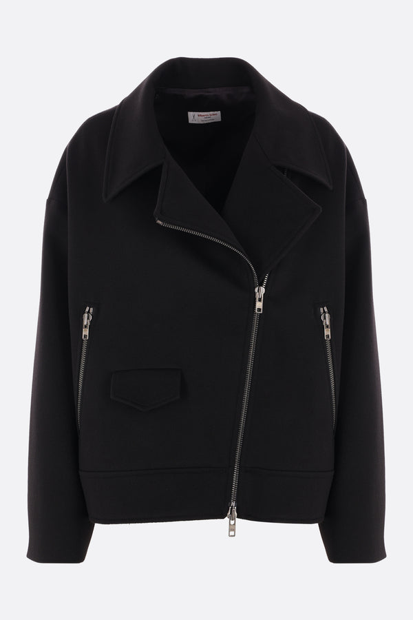 wool cloth biker jacket 10corsocomo