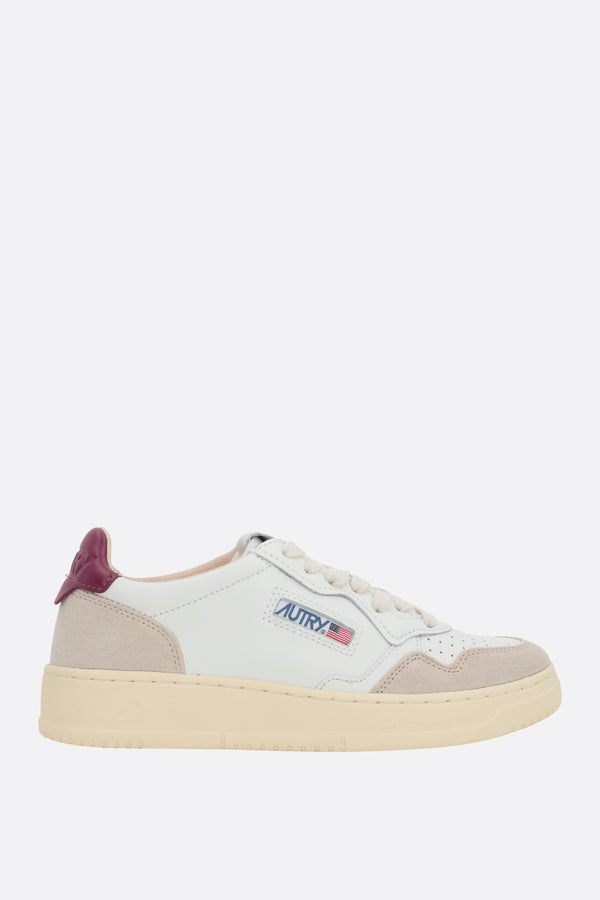 sneaker Autry Medalist in pelle liscia e suede