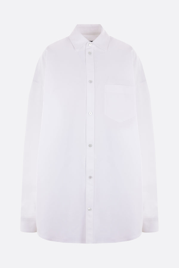 Outerwear oversize poplin overshirt