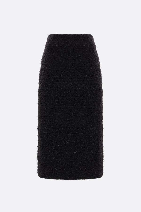 tweed pencil skirt