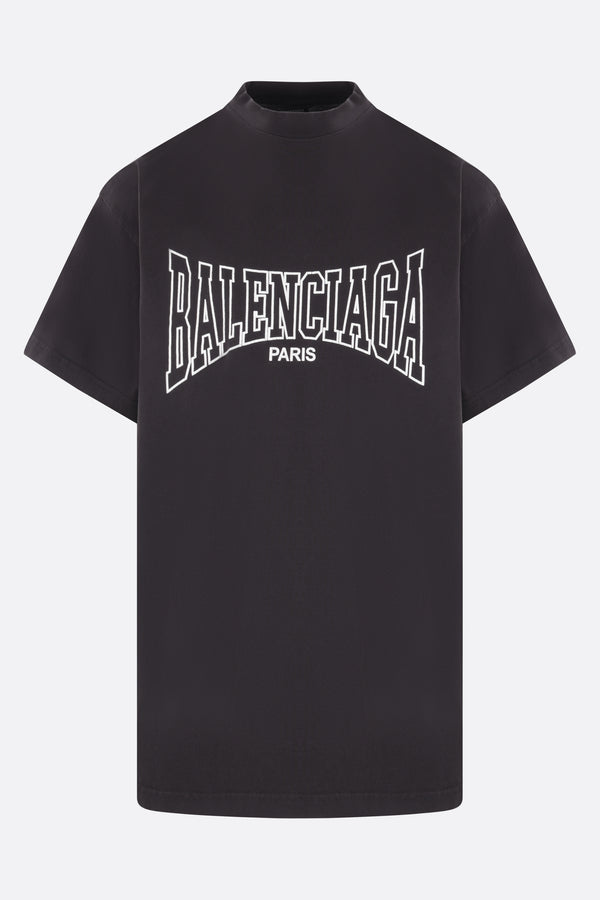 oversize t-shirt in jersey with logo print