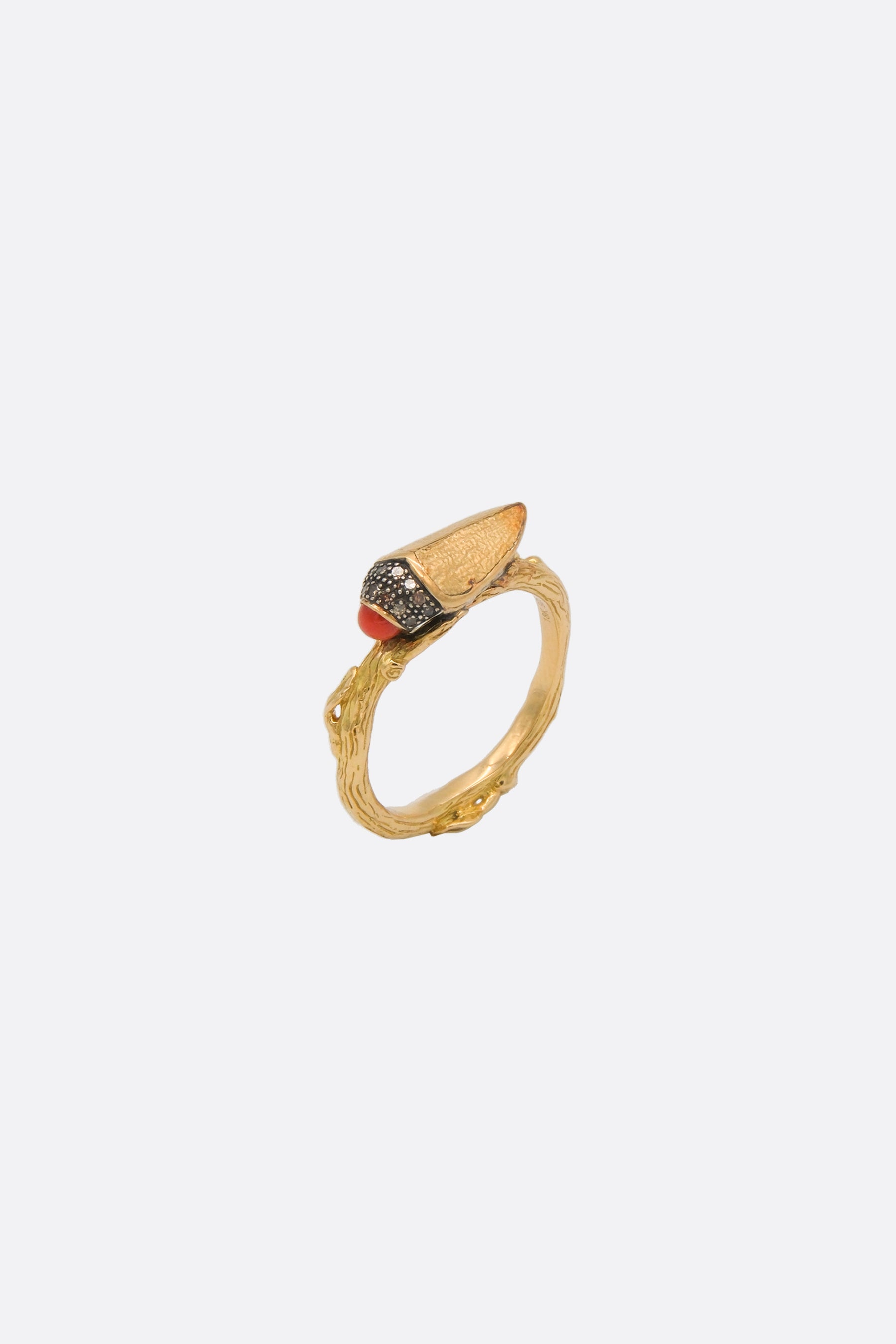 Rudolf Scarab 18k gold ring