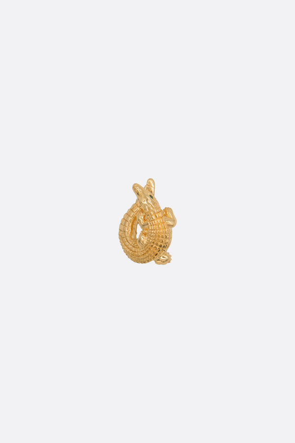 Alligator Twist 18k single earring