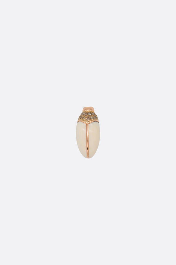 Mini Scarab Mammoth single earring