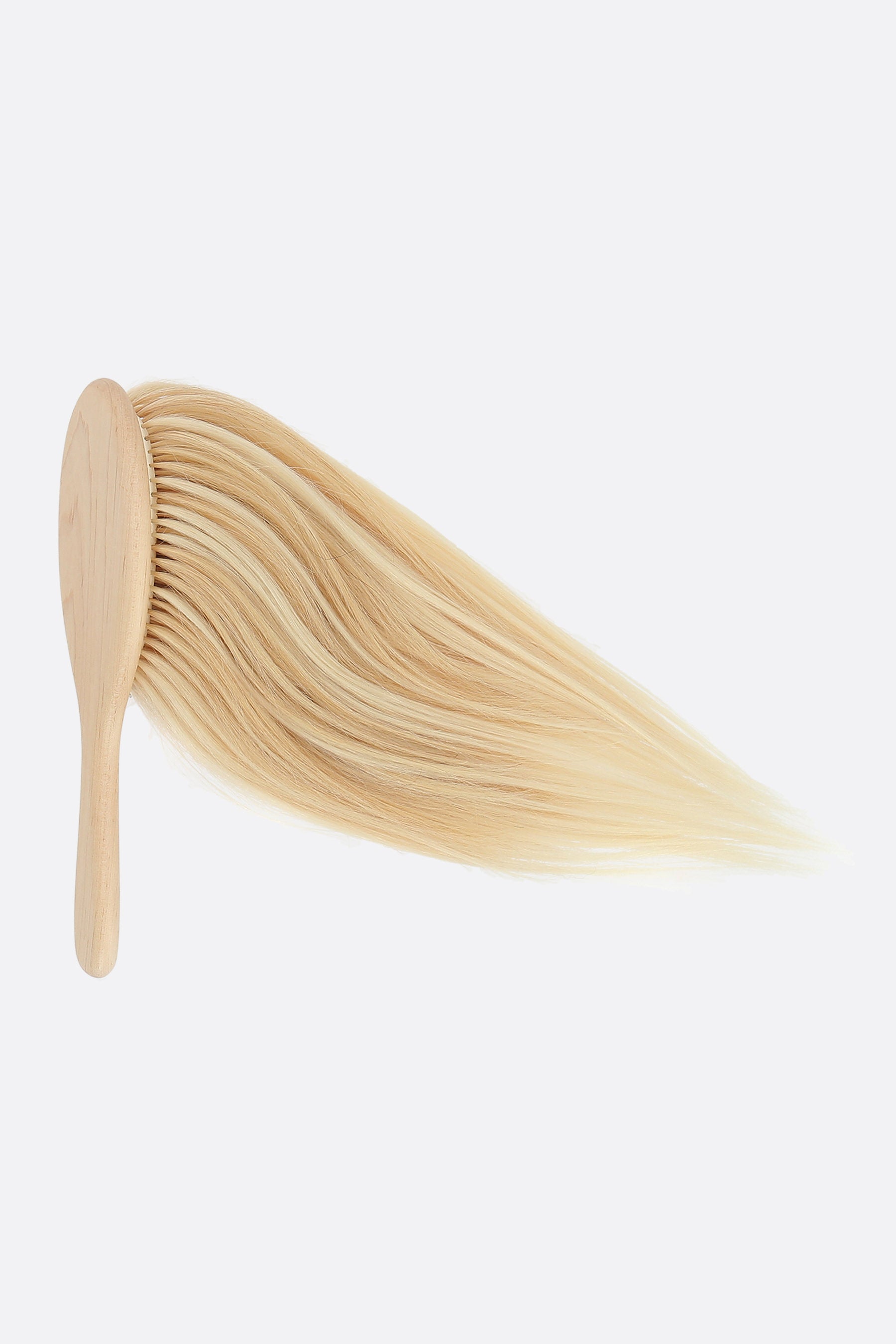 decorative hairbrush with real hair