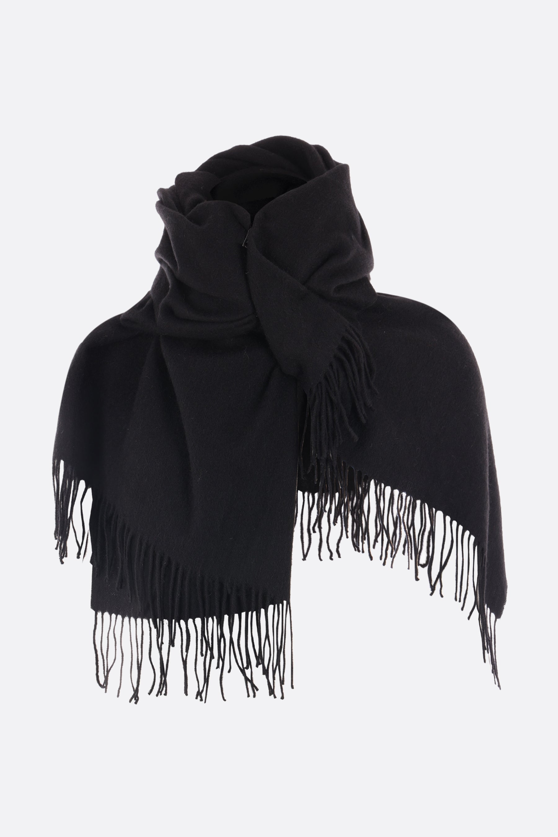 wool drape scarf