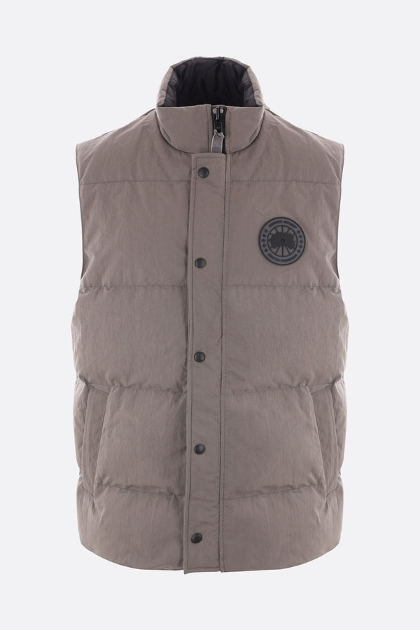 Garson technical cotton sleeveless down jacket