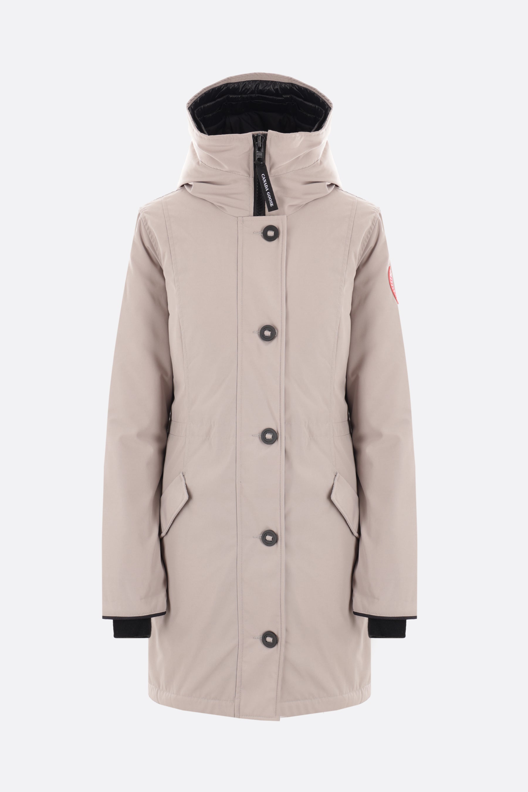 Rossclair technical canvas parka coat