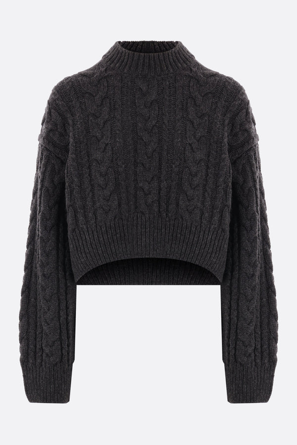 Vibeke wool cropped sweater