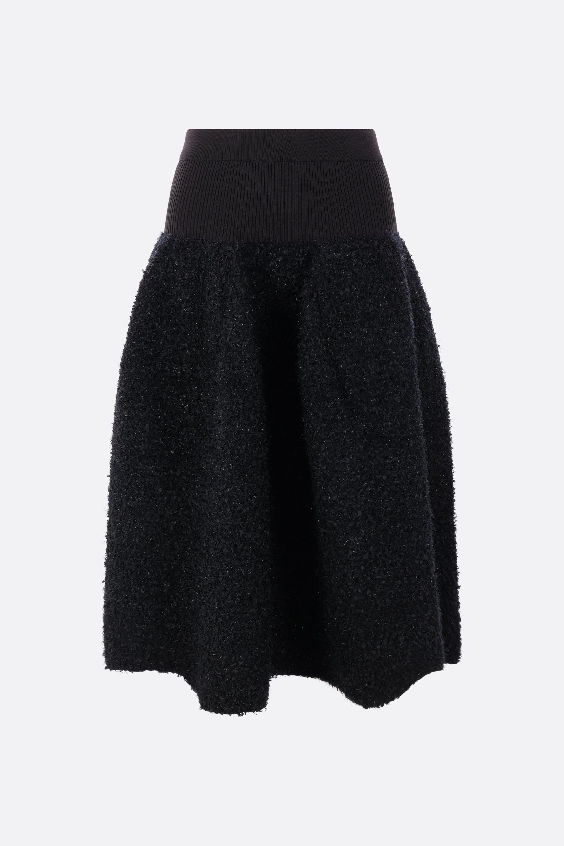 Pottery glittery texture knit skirt