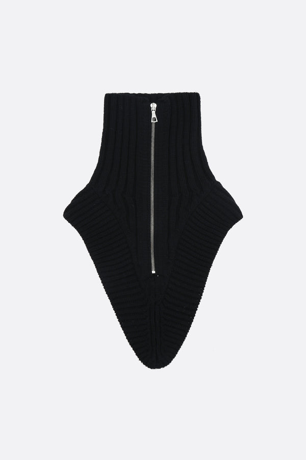 Morriso ribbed wool neck warmer