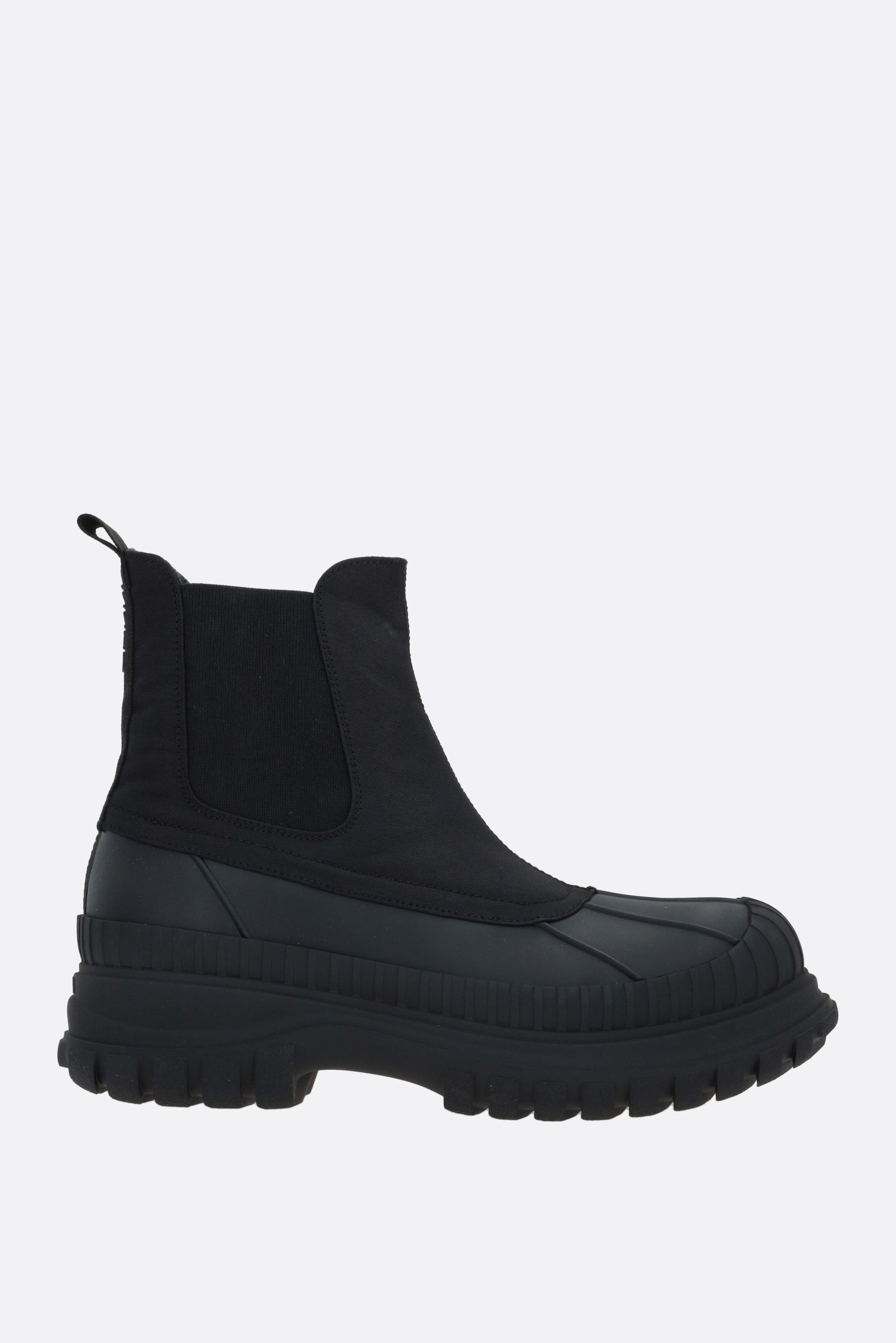 recycled nylon and rubber chelsea boots