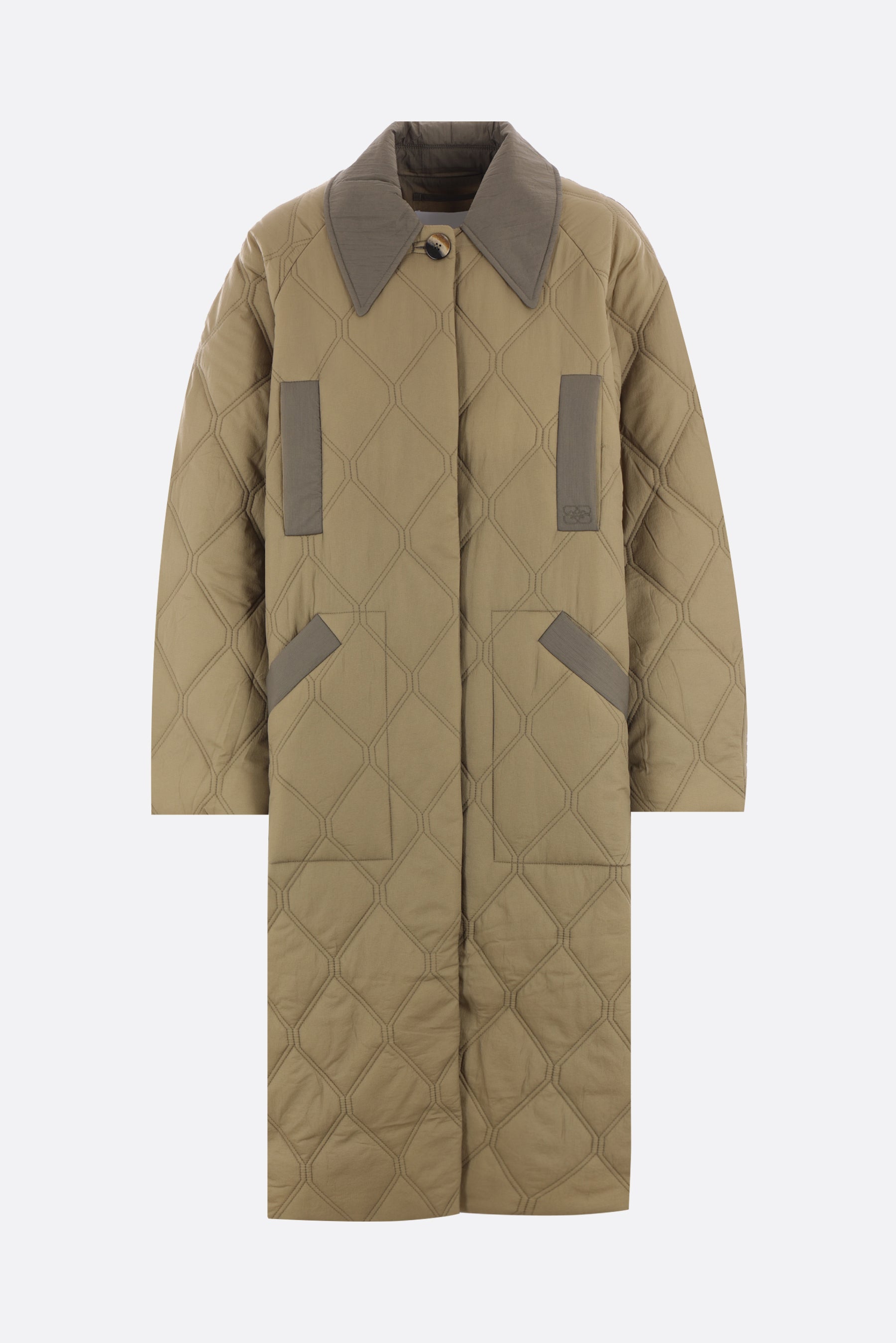 quilted nylon coat