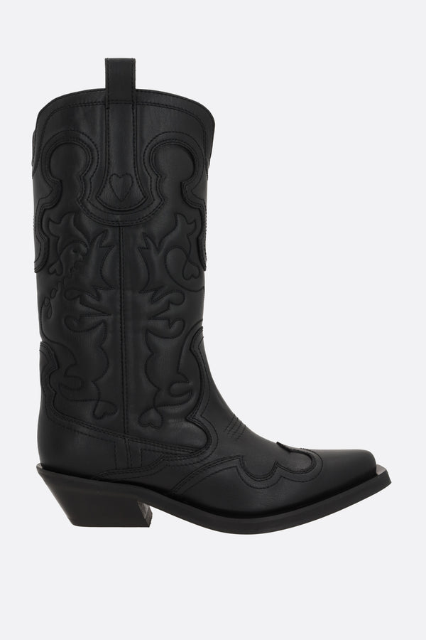 embroidered western boots