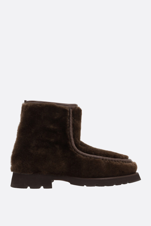 Armenta ankle boot loafers in shearling