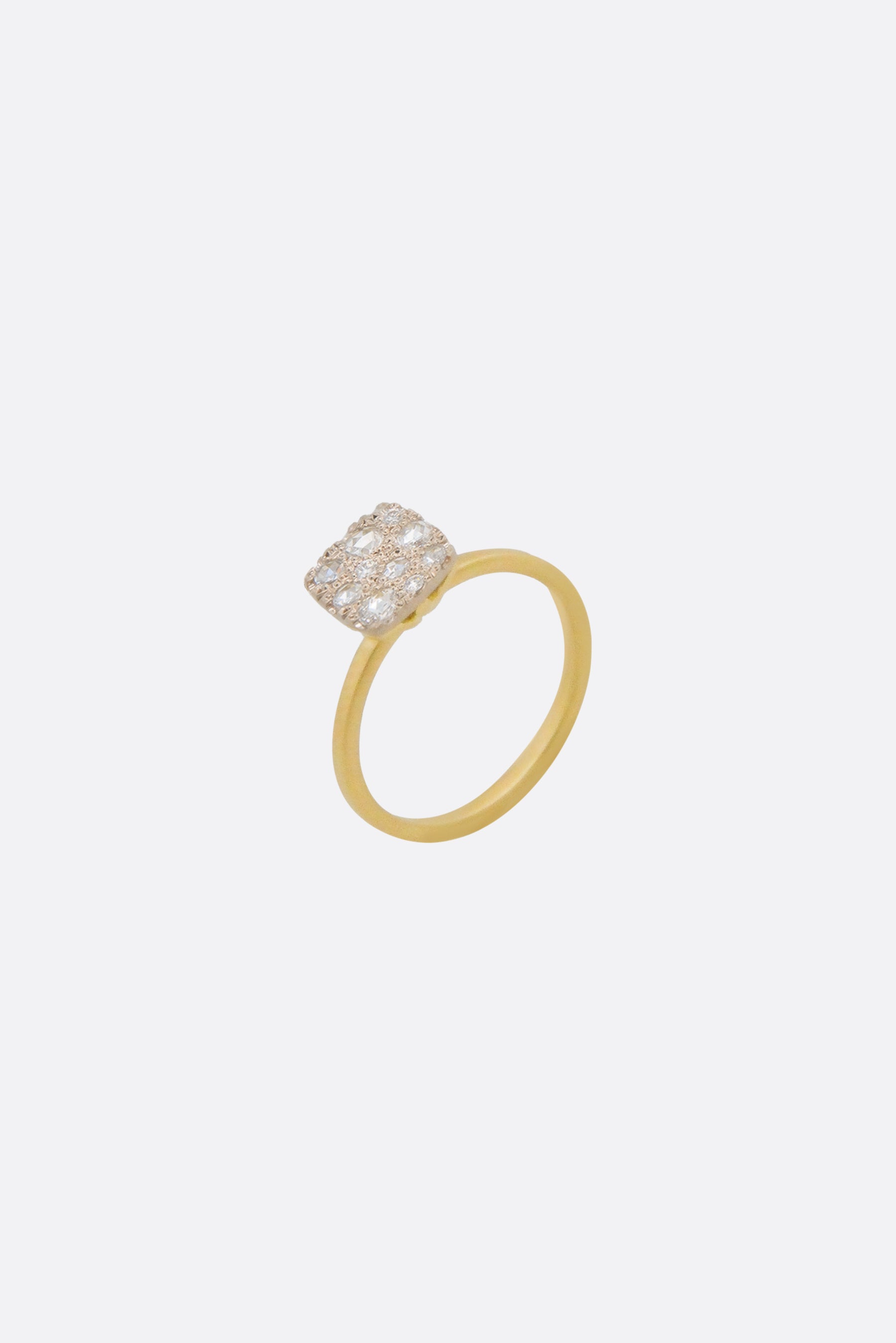 Rosecut Diamond Pavé ring