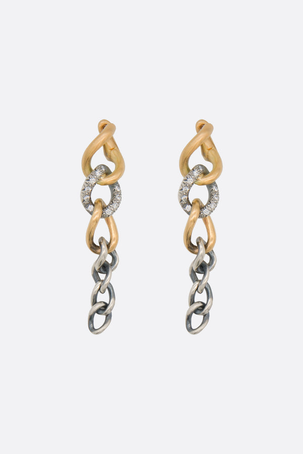 Humete Gradation Chain earrings