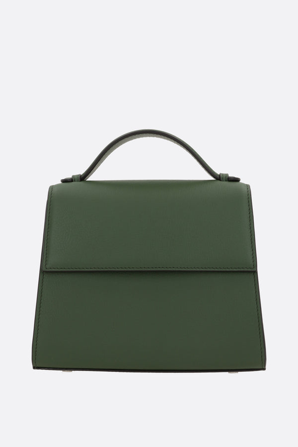 medium top handle bag in nappa