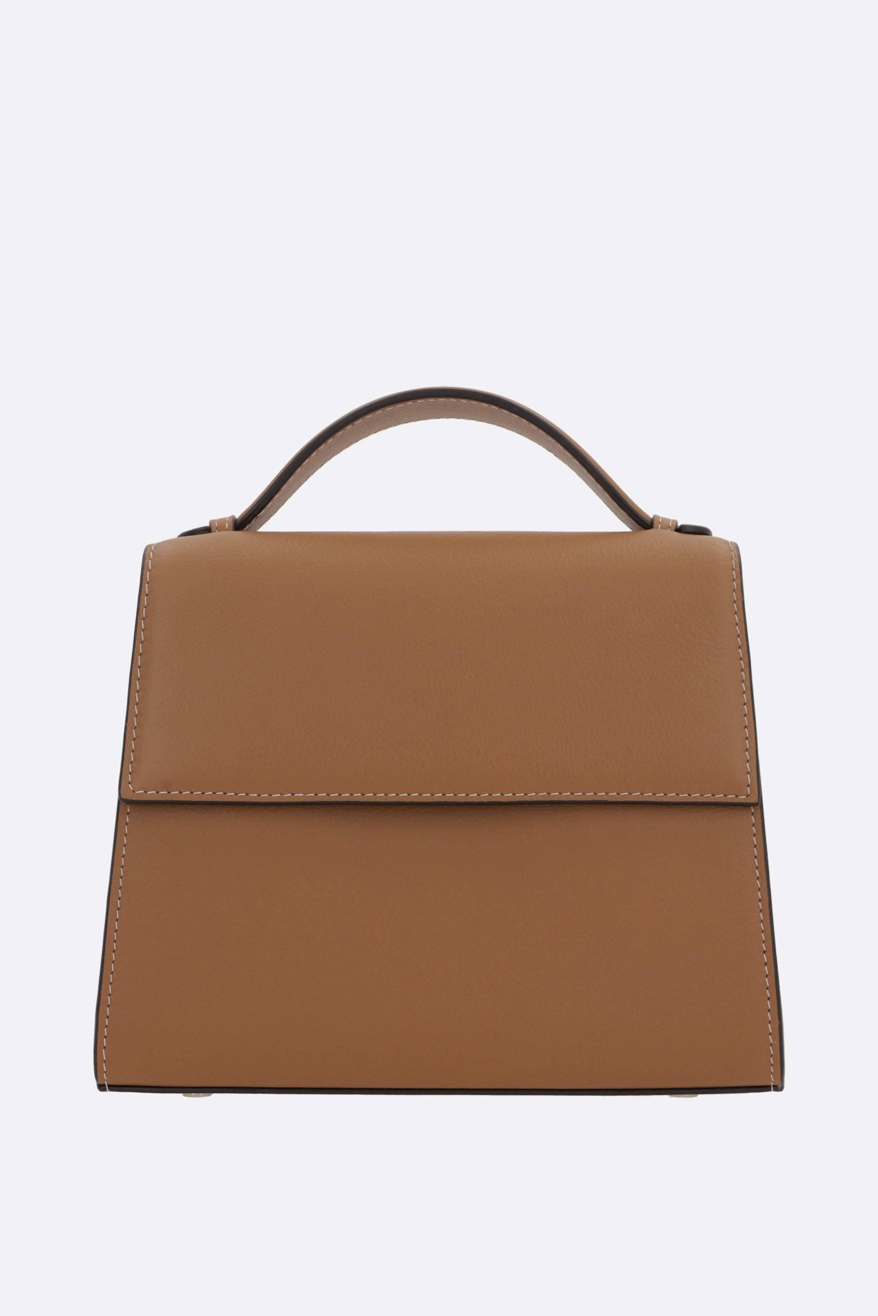 medium top handle bag in nappa