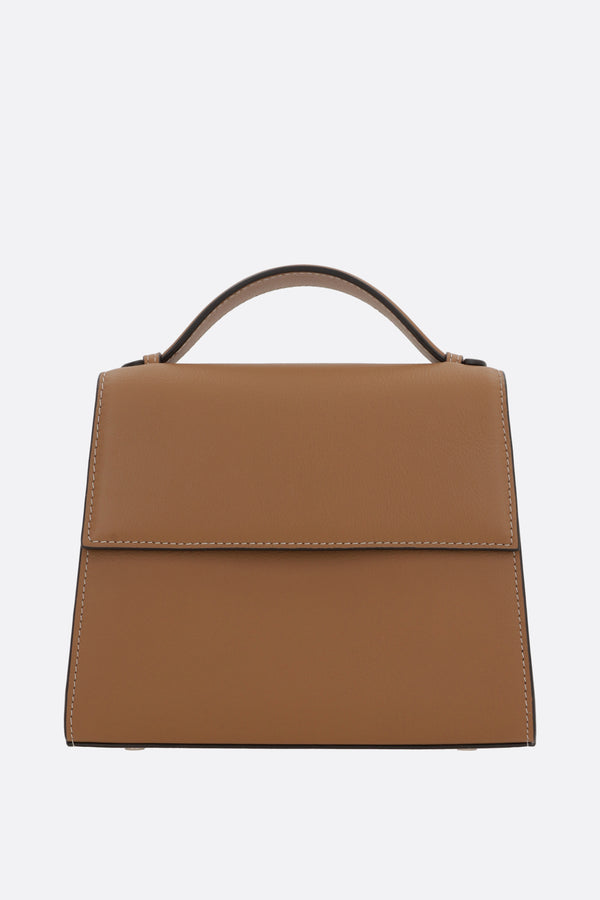 medium top handle bag in nappa