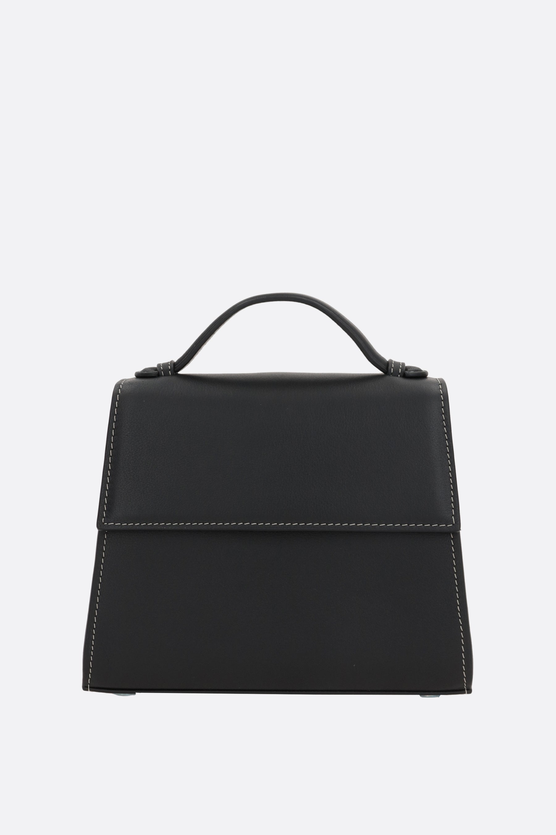 small top handle bag in nappa