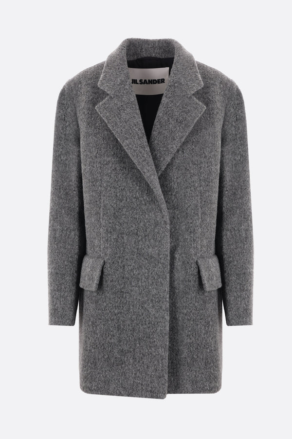 tailored felt coat