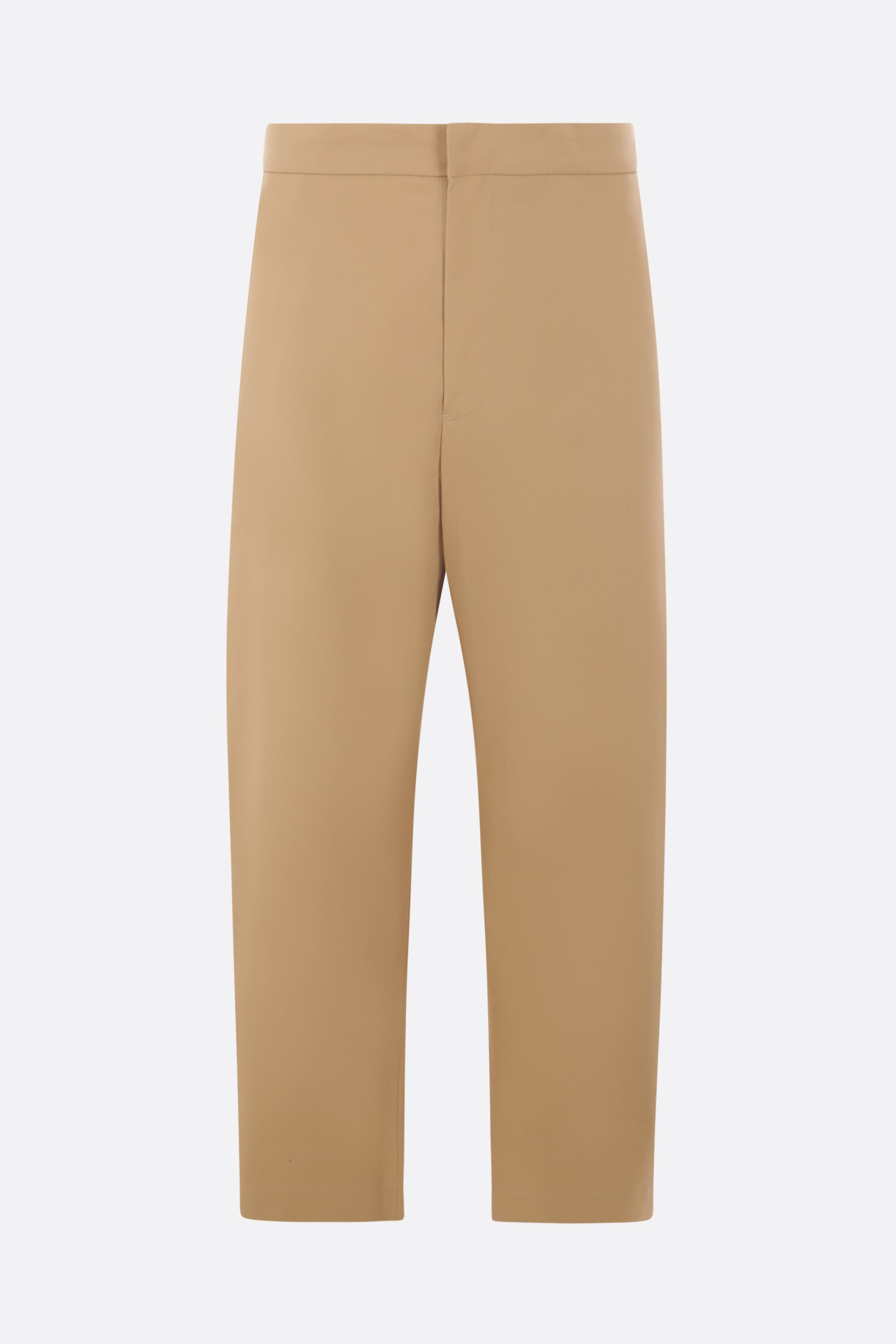 loose-fit cotton trousers