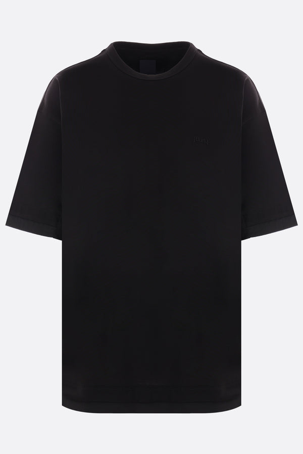 t-shirt oversize in cotone e nylon