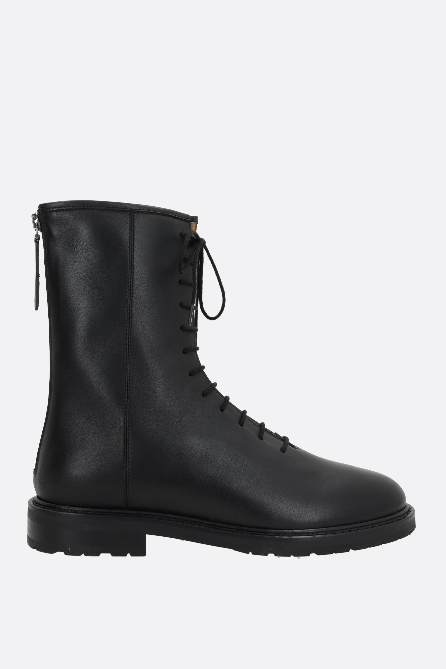 nappa combat boots