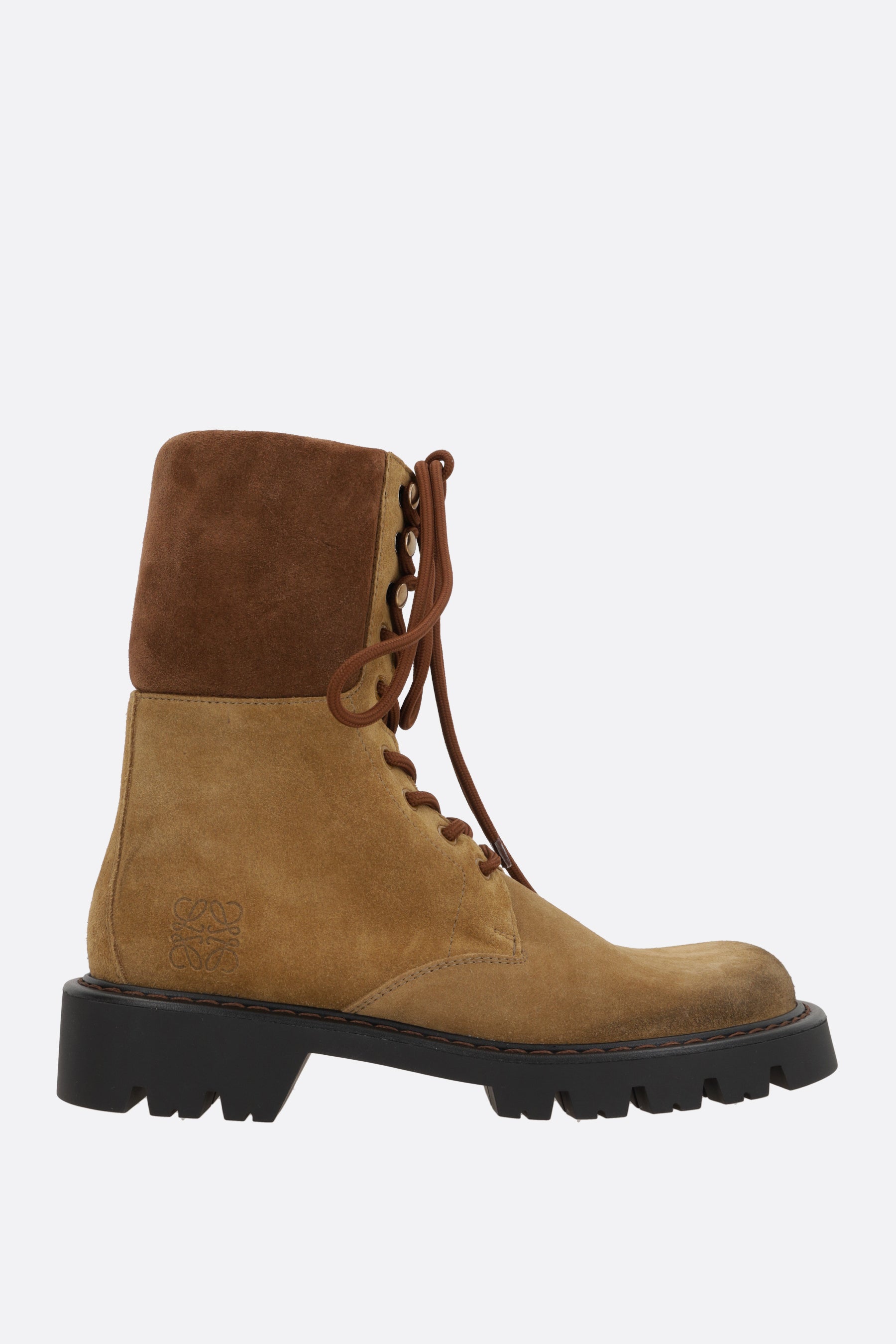 Sierra suede combat boots